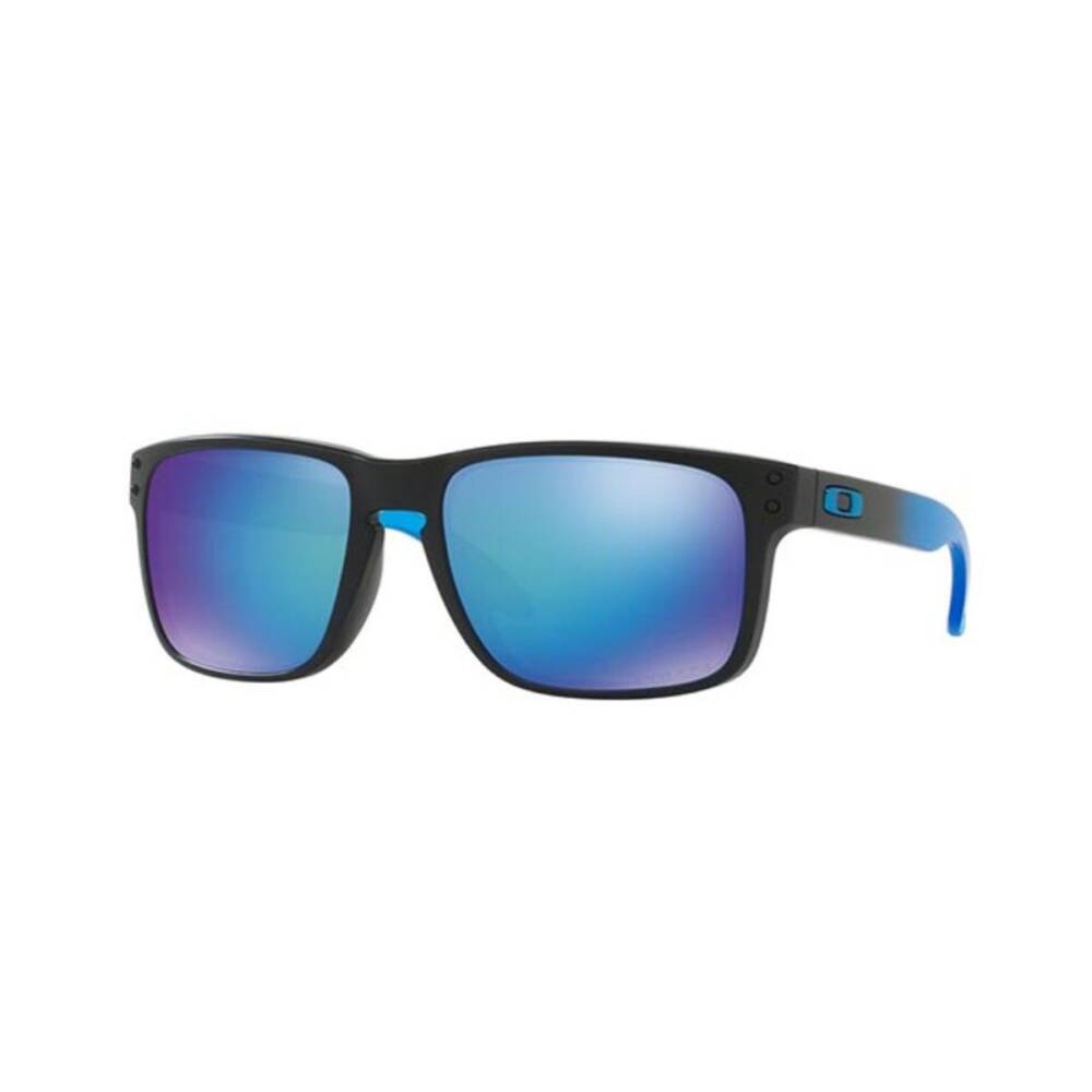 Oakley Holbrook OO9102 D255 Black/Sapphire Blue Mirrored Polarised