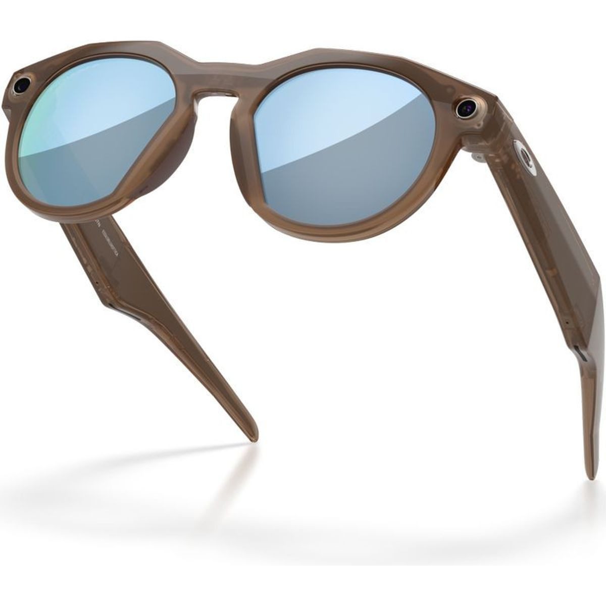 Oakley Meta AI Glasses Meta HSTN 8002 06 51 Brown Smoke/Prizm Deep Water Polarised