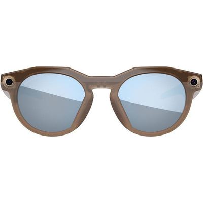 Oakley Meta AI Glasses Meta HSTN 8002 06 51 Brown Smoke/Prizm Deep Water Polarised