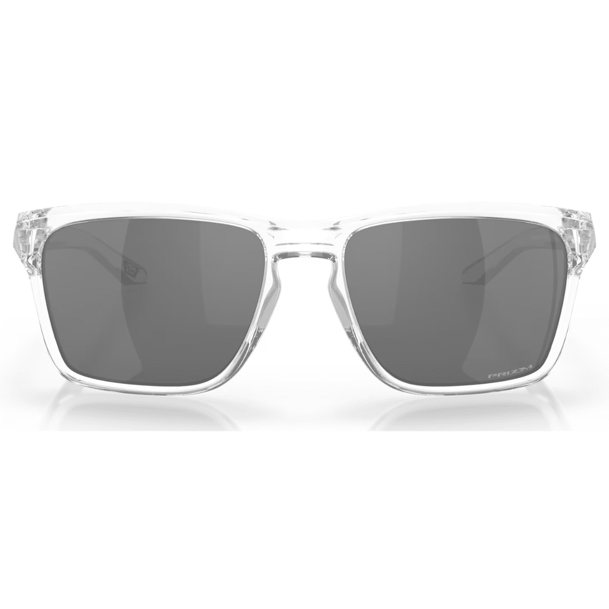 Oakley Sylas 9448 29 57 transparent clear frame black grey lens front