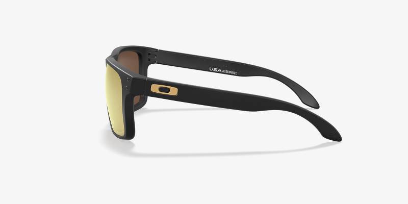 Oakley Holbrook XL OO9417 23 59 Matte Black/Prizm 24k Gold Polarised