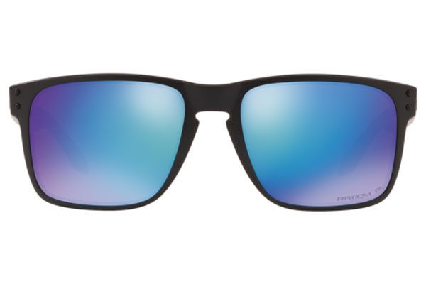 Oakley Holbrook XL OO9417 21 59 Matte Black/Sapphire Blue Mirrored Polarised