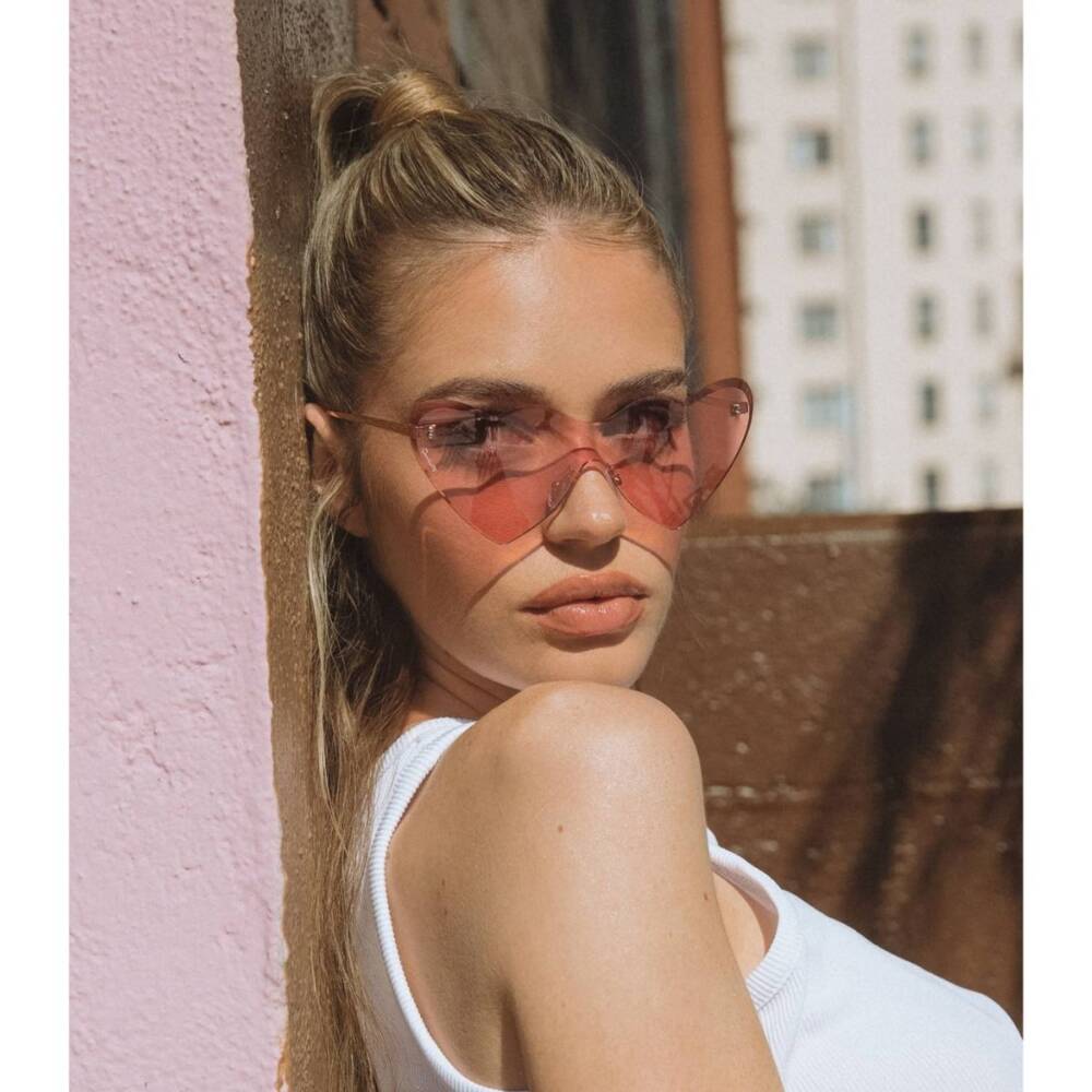 Otra Eyewear Hearts on Fire Gold/Pink