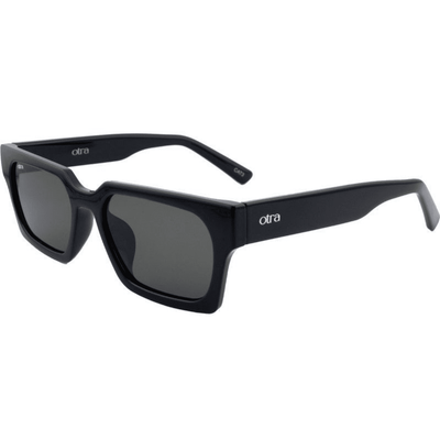 Otra Roco black slim square womens sunglass culture side