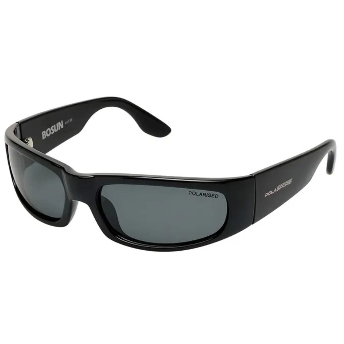POLA SPORT BOSUN 4473B gloss black slim wrap sunglass culture coomera