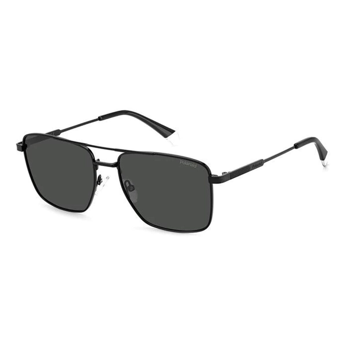 POLAROID 4134SX 807 M9 black navigator metal frame sunglass culture coomera mens sunnies