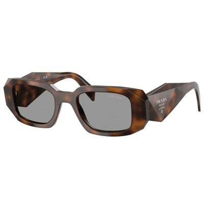 PRADA 17WS 2050Q 51 TORT grey rectangle irregualr geometric tren slim sleek