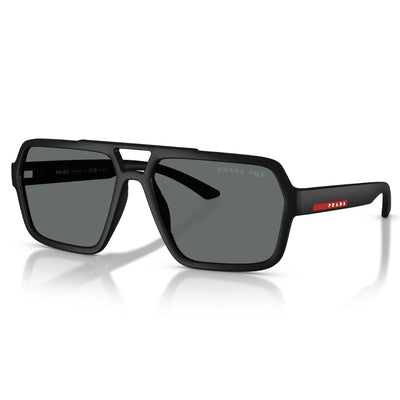 PRADA A06S DG002G 59 POLAR aviator rubber sunglass culture coomera online sunnies