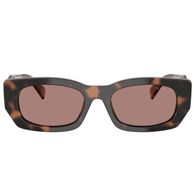 PRADA B05S 23A60B 53 womens tort mauve cat eye rectangle sunglass culture front