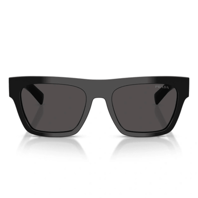 PRADA C03 16K0Z 54 Black grey classic square flat sunglass culture coomera sunnies store online qld front