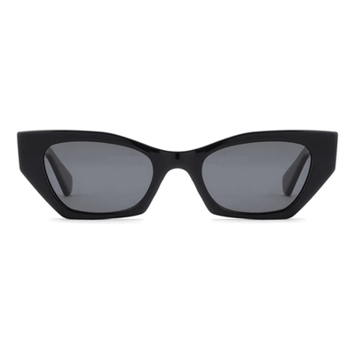 PRIVE REVAUX BACK SEAT GS 807 52 M9 black geometric cat eye sunglass culture coomera online sunnies store