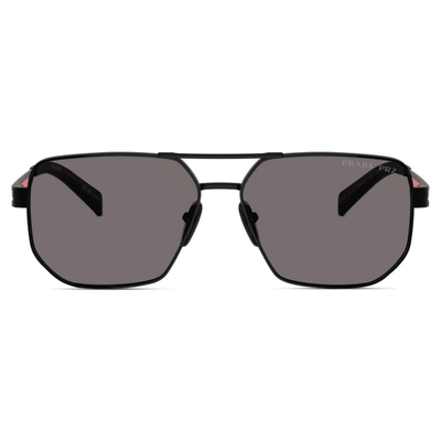 Prada PS51ZS 1B002G 59 Matte Black Dark Grey Polarised