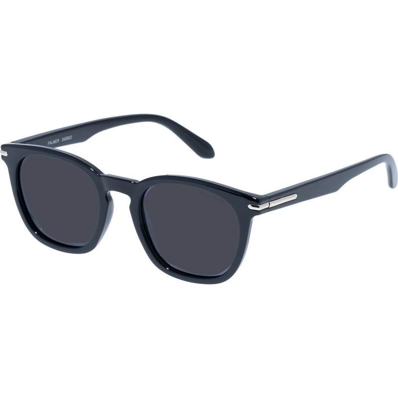 Cancer Council Palmer 2458822 Black and Silver/Smoke Polarised