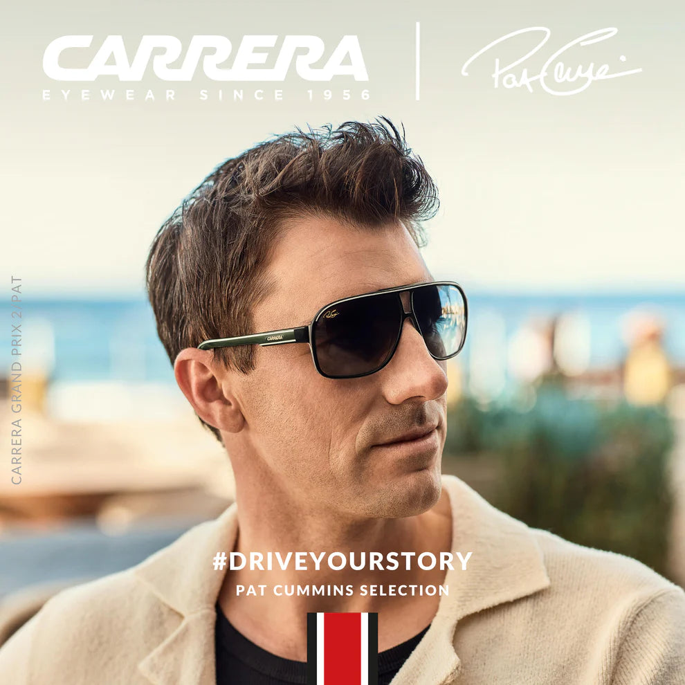 Carrera Grandprix 2/PAT 7ZJ 64 WJ Black Green/Grey Polarised