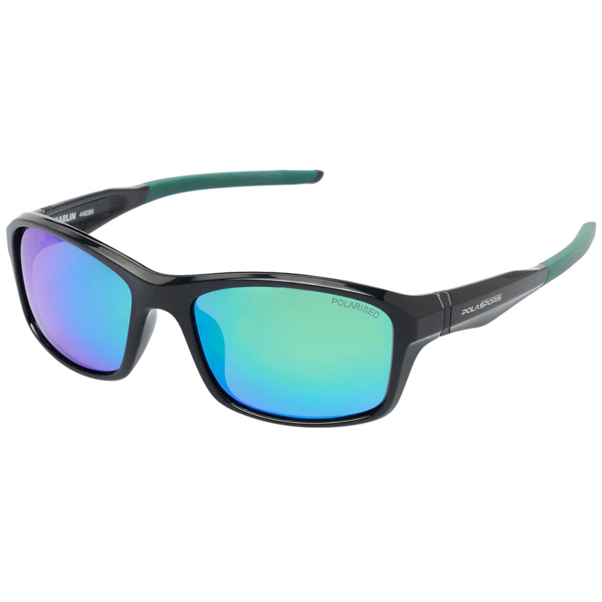 PolaSports Marlin 4460BR Black/Green Mirrored Polarised