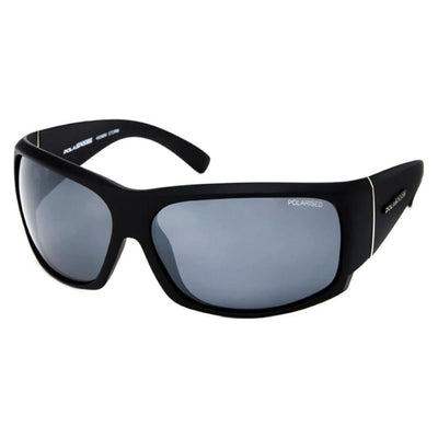 PolaSports Storm 4909BM Matte Black/Silver Mirrored Polarised