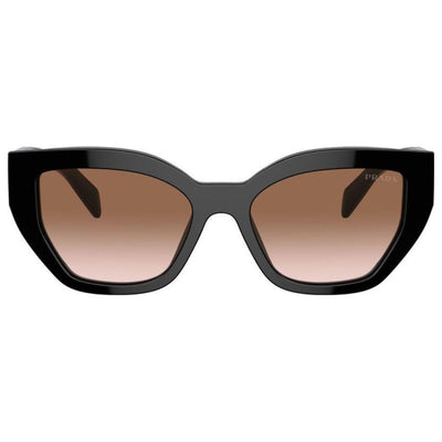 Prada PRA09S 1AB0A6 53 Black/Brown Gradient