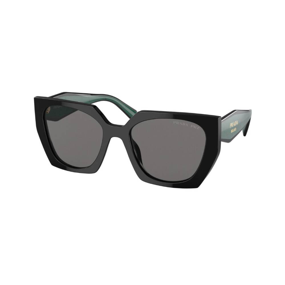 Prada PR15WS 1AB5Z1 54 Black/Grey Polarised Sunglass Culture Side