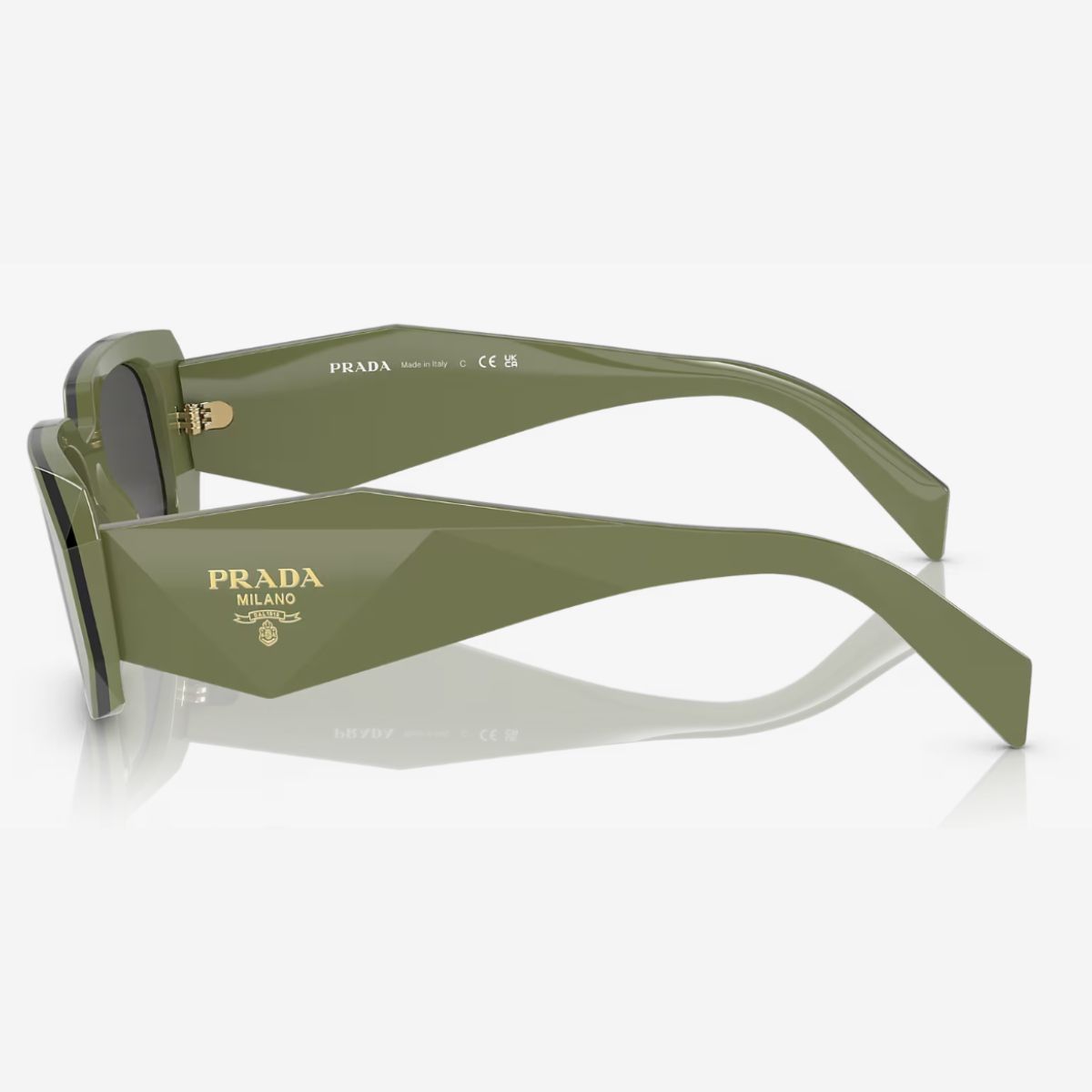 Prada PR17WS 13N5S049 Sage Green/Dark Grey