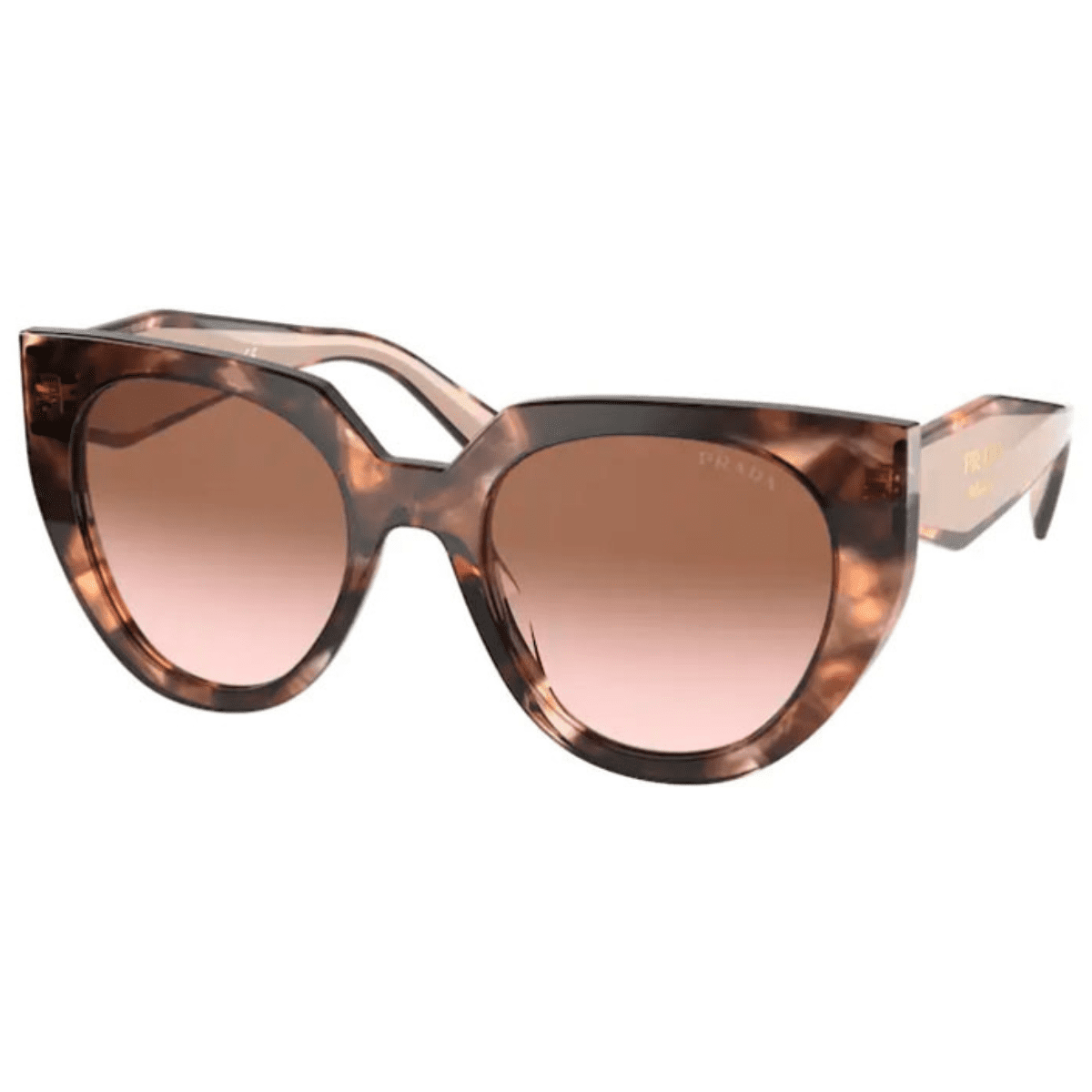 Prada PR14WS 01R0A6 52 Caramel Tortoise/Brown