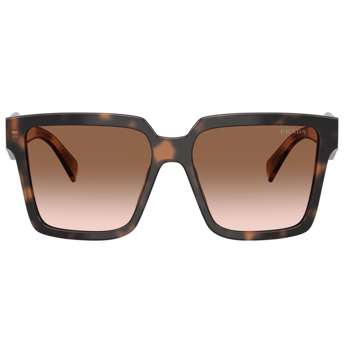 Prada PR24ZS 23A0A6 56 Mauve Tortoise Brown Gradient Lenses ladies womens square oversize sunglass culture front