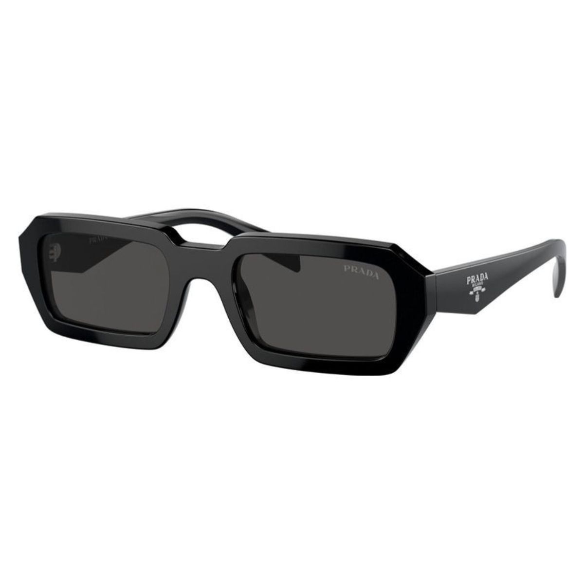 Prada PRA12S 16KO8Z 52 Black/Dark Grey