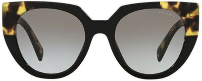 Prada PR14WS 3890A7 52 Black Medium Tort/Grey Gradient