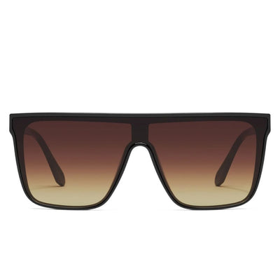 QUAY NIGHTFALL Medium black brown yellow 78598 online sunnies store sunglass culture front