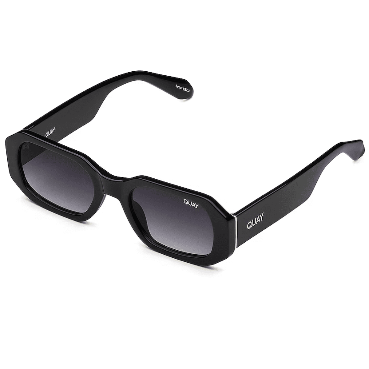 QUAY hyped up black smoke side profile sunglass culture side.avifquyay hyped up black smoke side profile sunglass culture side