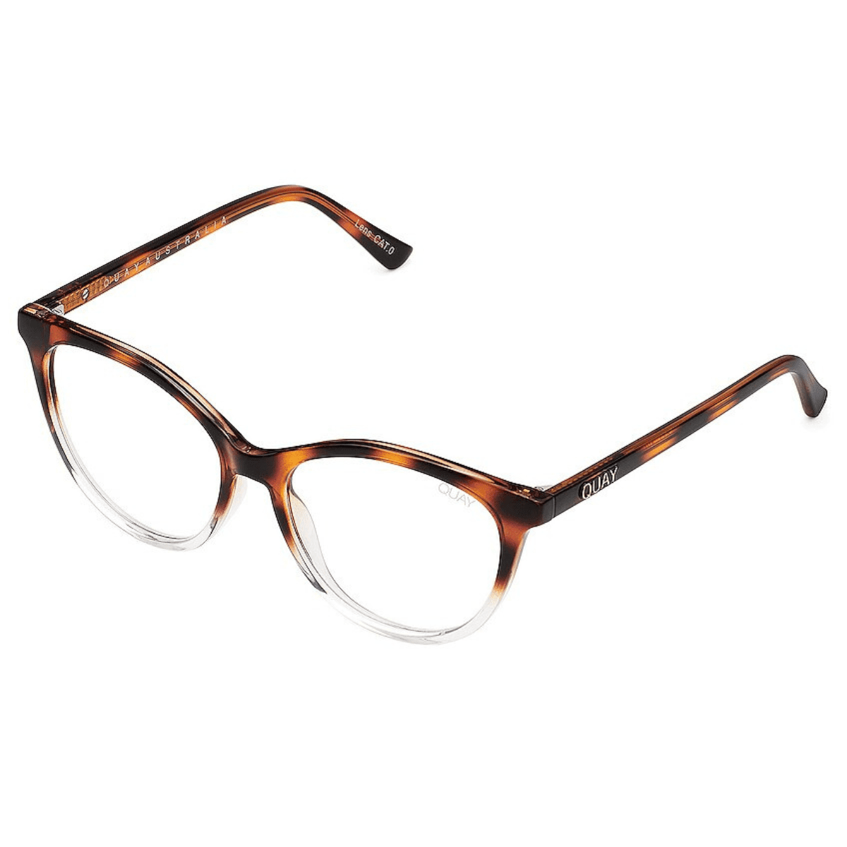 Quay All Nighter Tort Clear Blue Light Blocker screen glasses