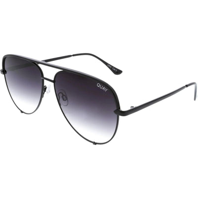 Quay High Key micro mini large Black Fade sunglass culture side
