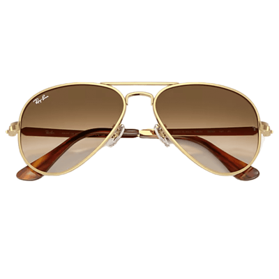 RB3925 001 51 58 ray ban aviator max gold thick front folded sunglass culture