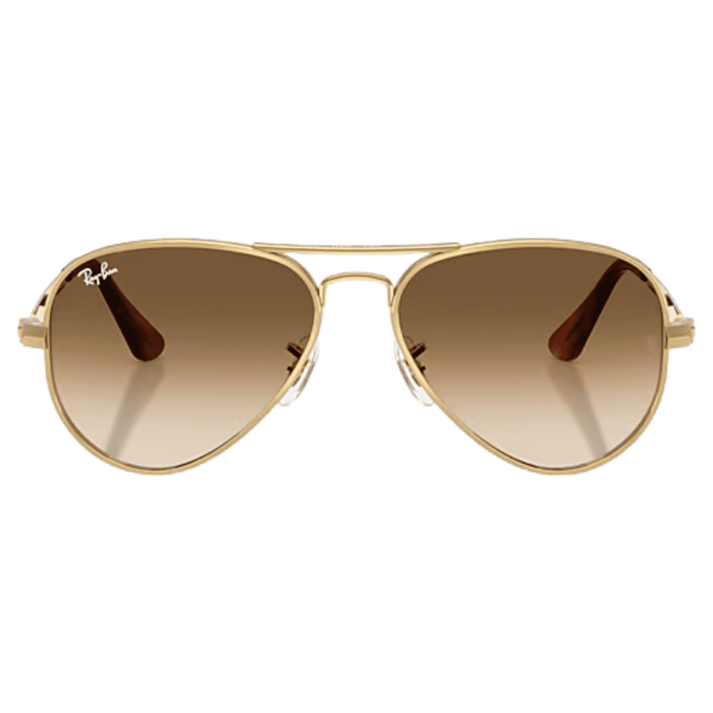 RB3925 001 51 58 ray ban aviator max gold thick front
