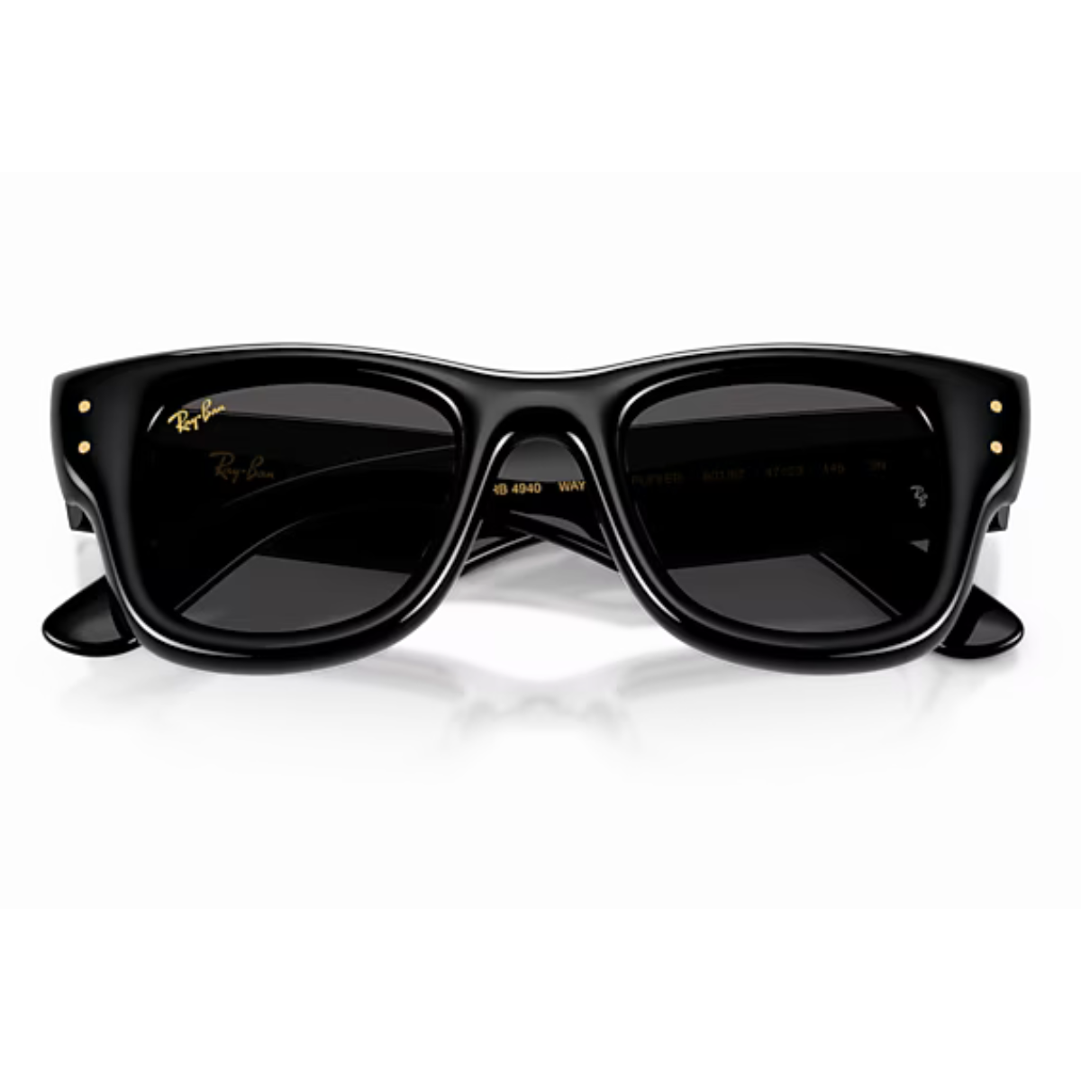 Ray-Ban RB4940 60187 47 Ultra Black/Dark Grey Wayfarer Puffer