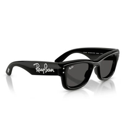 Ray-Ban RB4940B 6864787 47 Black Strass/Dark Grey Wayfarer Puffer Limited Edition