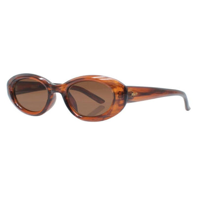 REALITY ARBELLA bark brown sunglass culture coomera side oval sunnies