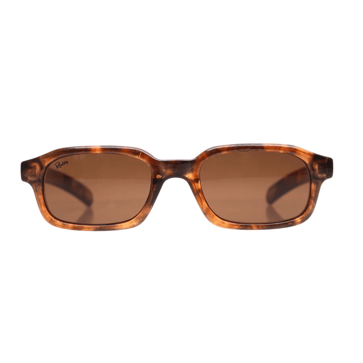 REALITY THE BUZZ TURTLE DARK rectangle slim unisex Sunglass Culture front