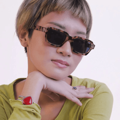 ROC BOMB 905H24 milk tort turtle brown grey smoke sunglass culture coomera sunnies store online front view model