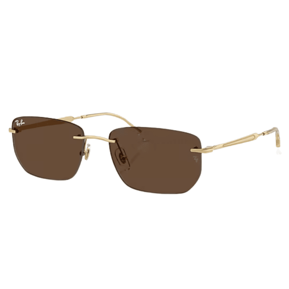 Ray-Ban 8056262562260 RB3768 001 73 56 gold frameless rimless sunglass culture coomera rayban online store