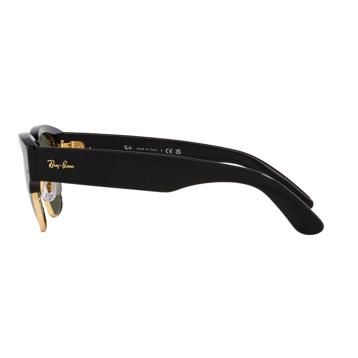 Ray-Ban RB0316S 90131 53 Black on Gold/Green Mega Clubmaster