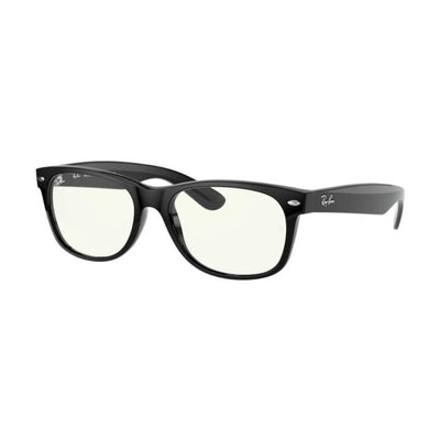 Ray-Ban RB2132 901/BF 55 Blue Light Blocker Black/Clear New Wayfarer