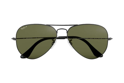 Ray-Ban RB3025 Large Aviator 004/58 58 Gunmetal/Green Polarised