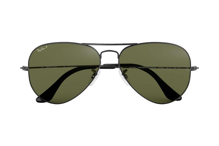 Ray-Ban RB3025 Large Aviator 004/58 58 Gunmetal/Green Polarised