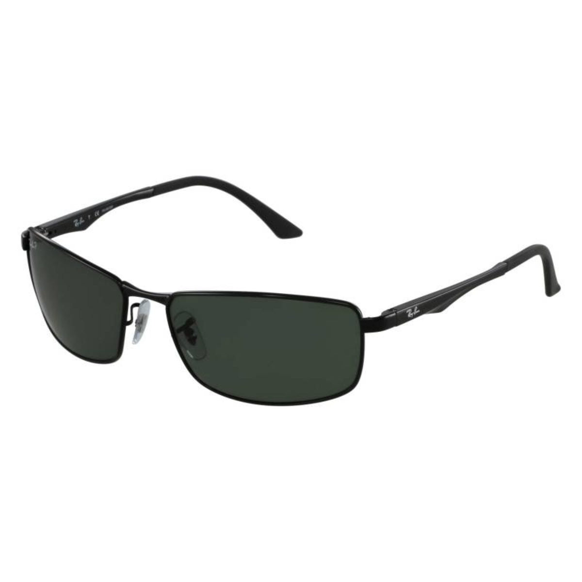 Ray-Ban-RB3498-002-9A-64-black-green-polarised-driving-mens-sunglass-culture-side slim