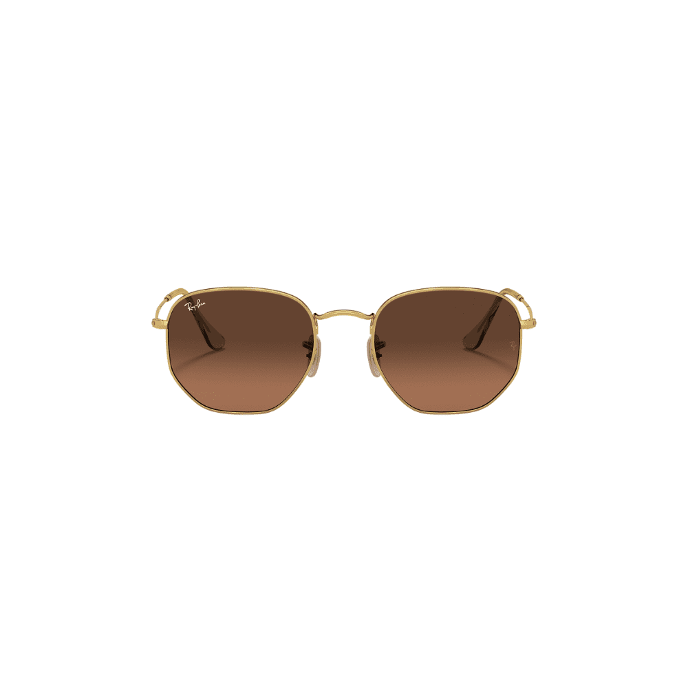 Ray-Ban RB3548N Hexagonal Legend 001/57 54 Gold/Brown Polarised