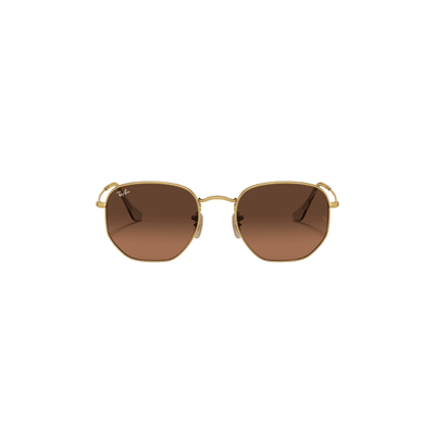 Ray-Ban RB3548N Hexagonal Legend 001/57 54 Gold/Brown Polarised