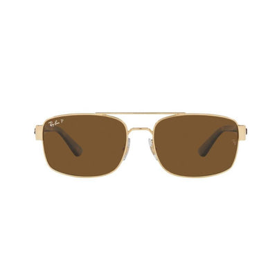 Ray-Ban RB3687 001/57 61 Gold/Brown Polarised