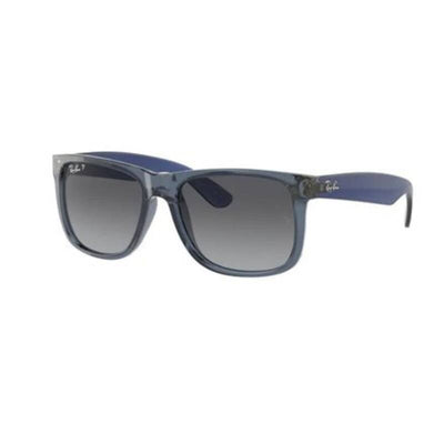 Ray-Ban RB4165 6596T3 55 Transparent Blue/Grey Polarised Justin