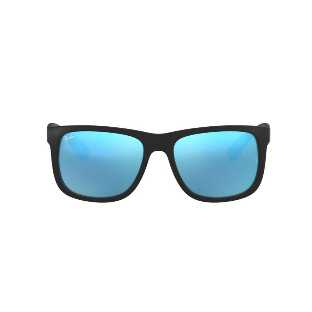Ray-Ban RB4165 622/55 55 Rubber Black/Blue Mirrored Justin