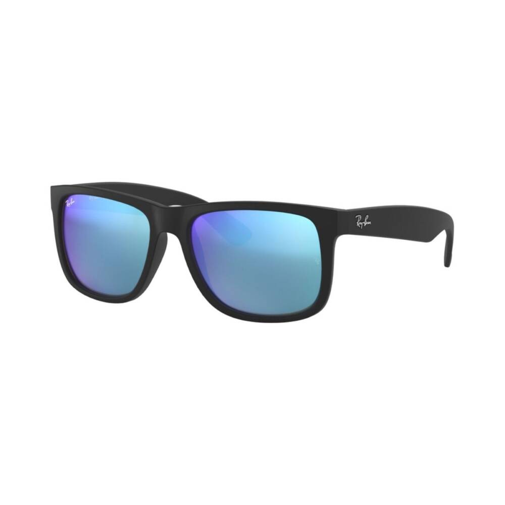 Ray-Ban RB4165 622/55 55 Rubber Black/Blue Mirrored Justin